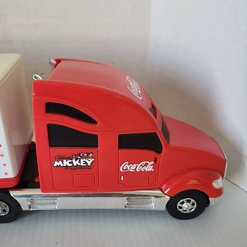 Coca-Cola 2004 Mickey Mouse Tour Semi Truck Carrier 75th Anniversary Lights